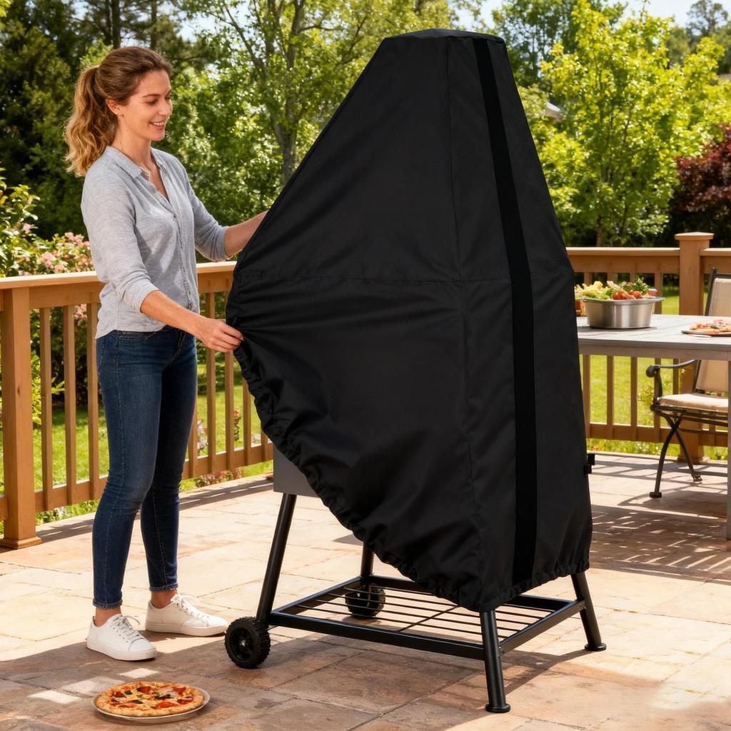 Pizza Oven Cover Outdoor Full Wrap Pizza Oven Stand Cover Oxford Cloth Waterproof Dustproof Covers BBQ Accessories New