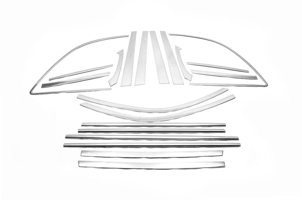 

Full edging of glasses 2010-2014 (4 pcs, Libao) for Chery Tiggo 1