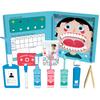 Wooden Simulation Dentist Pretend Toy Children Doctor Toys Set for Kids Early Education Tooth Role-playing Dental Medical Doctor
