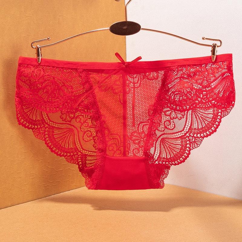 Letní tenké bezešvé kalhotky s nízkým pasem síťované černé krajkové spodní prádlo pro ženy s výřezy sexy dámské kalhotky