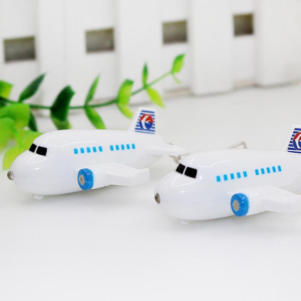 Schöner Flugzeug-Schlüsselring mit LED-Sound, Auto-Schlüsselanhänger, Handtasche, hängendes Dekor, Geschenk