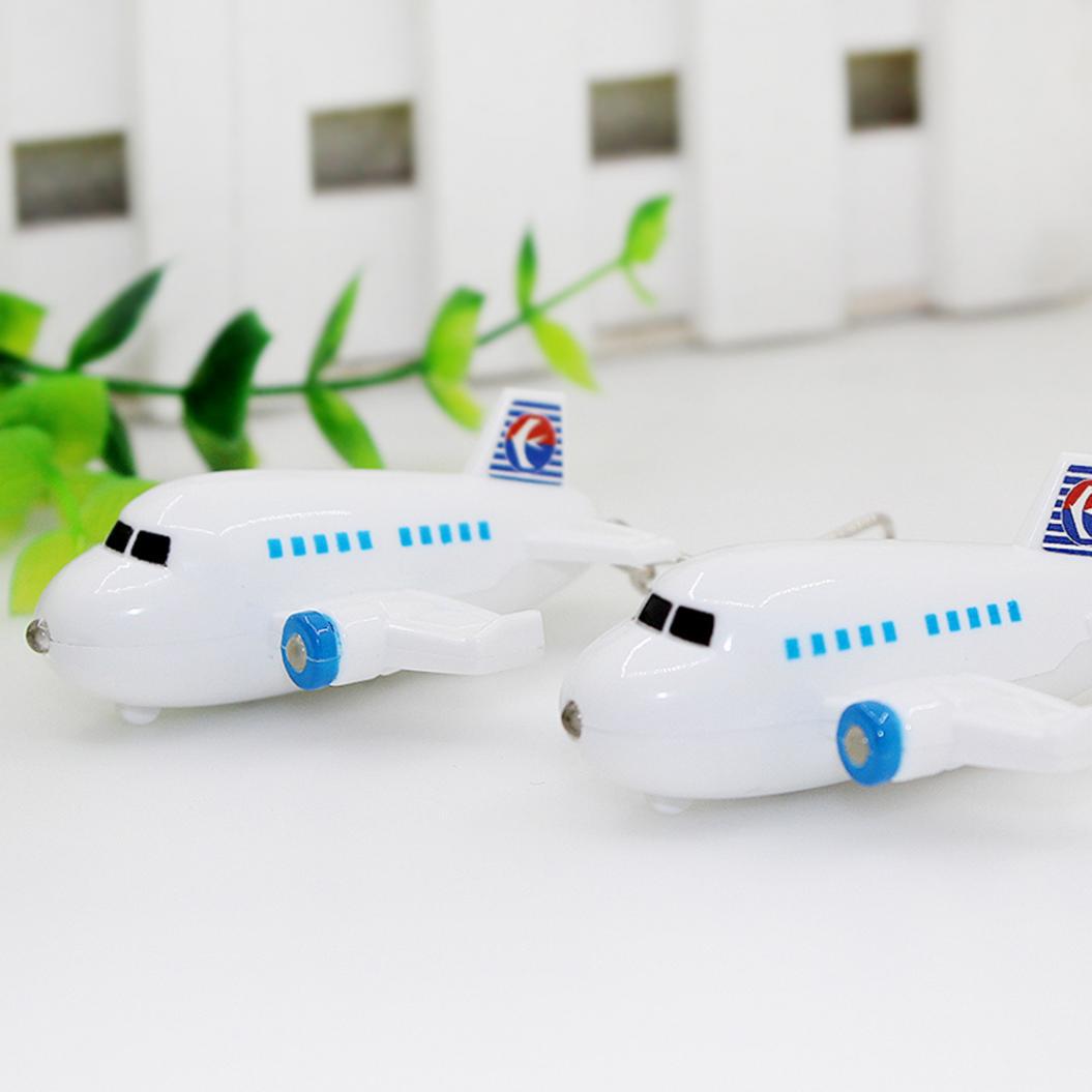 Прекрасный самолет светодиодный звуковой брелок автомобильный брелок для ключей сумка — фото 4