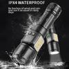 30W LED Rechargeable Flashlight 2000 High Lumens Torch with COB Light Handheld Flashlight for Home Camping Hiking Emergency