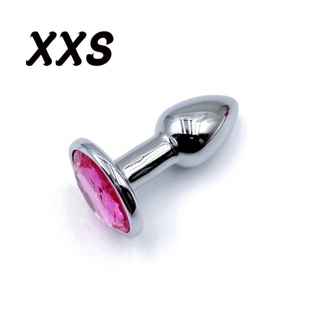 5 Size Metal Anal Plug Jewelry Base Beginner To Expert Butt Plug Anus Stimulator Dildos Adult Sex Toys For Female/Male Couple