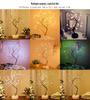 LED Bonsai Tree Lamp: Silver Branches with Pearls and Gold Leaf, Perfect for Christmas or Night Lighting