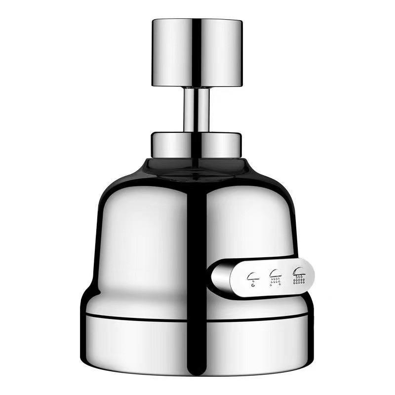 Універсальний подовжувач крана з захистом від бризок і 3-швидкісним регулюванням для кухні та ванної