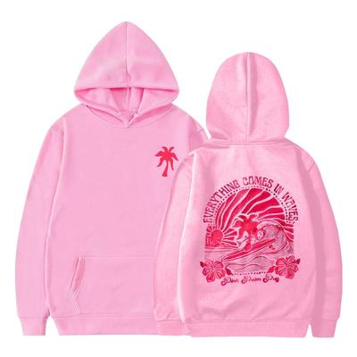 QEEAN BEACH Wild Wave 1971 Printed Kids' Sweatshirt - Autumn/Winter Loose Fit Pullover for Boys and Girls