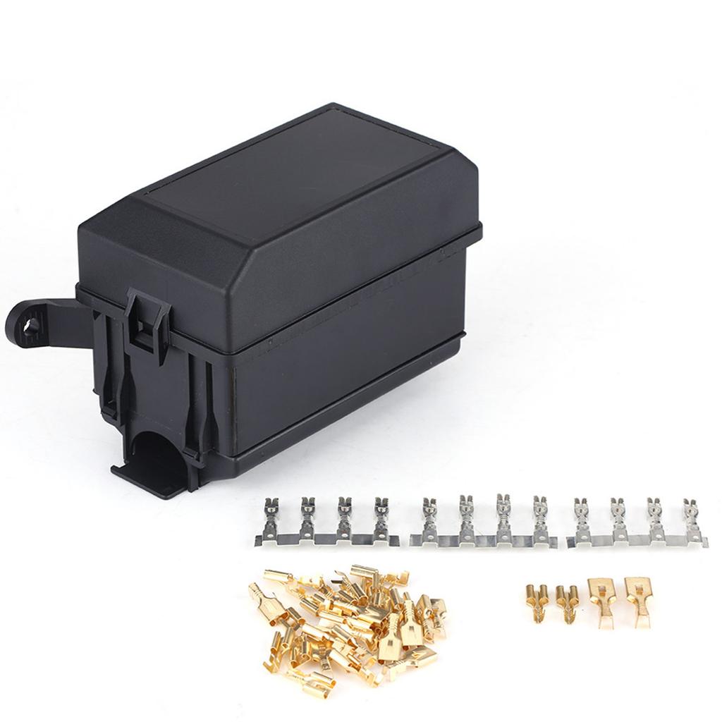 6 way Fuse Relay Holder Box Socket for Auto Car SUV Off road Pickup Truck