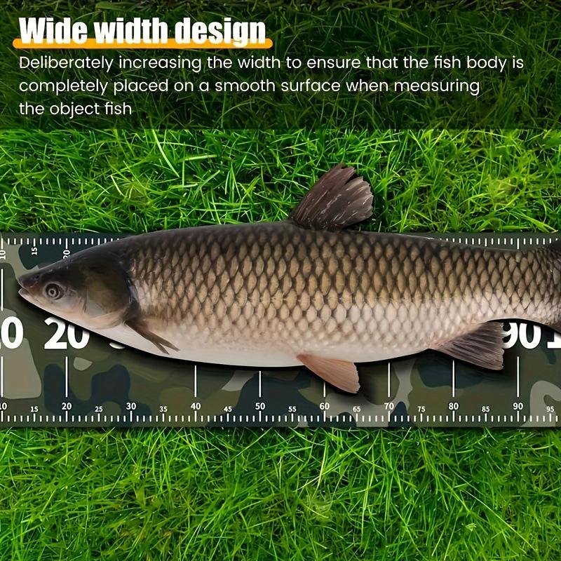 Fish Measuring Ruler Waterproof And Adhesive Fishing Ruler Fishing Soft Ruler Measuring Fishing Equipment
