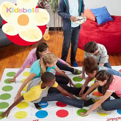 Jeu Twister Jouets Intérieur Extérieur Tapis de Jeu Drôle Famille Entreprise Fête de Fête Sports Parent-Enfant Jouet Interactif de Groupe