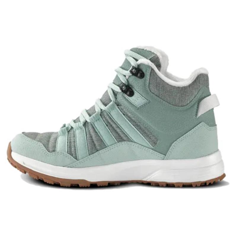 Decathlon SH500 Slip Resistant, Abrasion Resistant, Waterproof, Thermal High Top Outdoor Shoes Women's Green