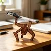 3D Printed Pen Holder Funny Alien Figure Desk Organizer for Pencils Pens Unique Sci-Fi