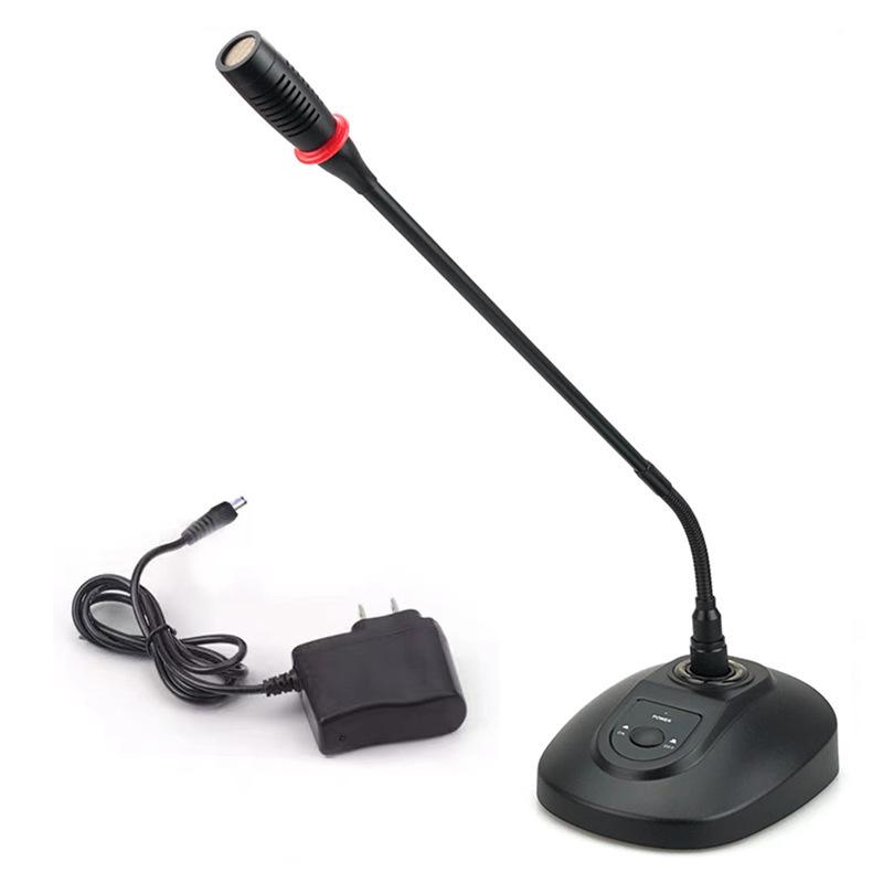 Professional Gooseneck Desktop Microphone for Conferences and Speeches