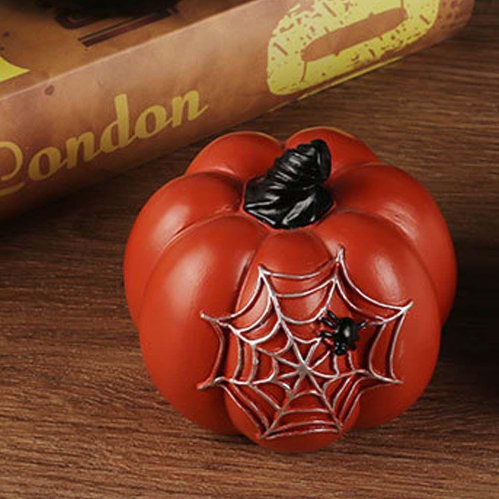 Cartoon Halloween Pumpkin Model DIY Handmade Craft Fake Pumpkins Model  Fall Harvest Decoration