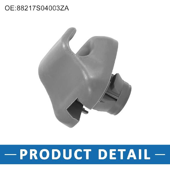 Sun Visor Clip 88217-S04-003ZA for Honda Civic 1996-2008 2pcs Plastic Gray