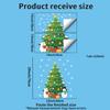 Sticker Cartoon Christmas Tree Static Window Sticker - Safe for Use on Living Room Windows Without Damaging Glass.