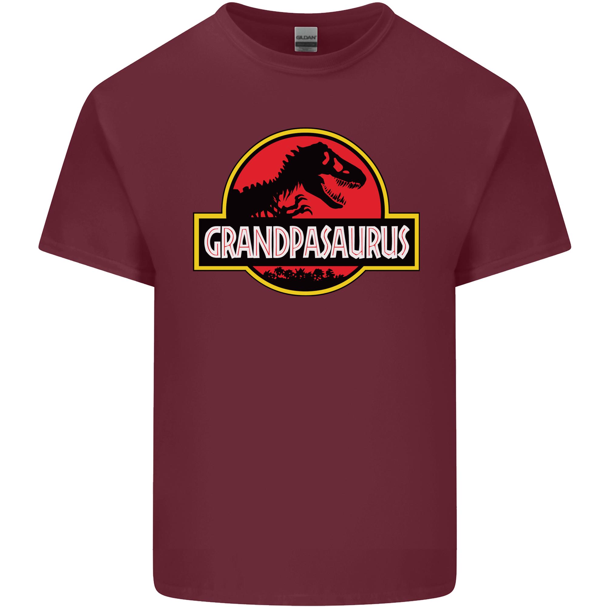 Grandpasaurus Funny Grandpa Grandad Unisexs Light Cotton TShirt S