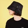 [VARZAR] Stud Drop Over Fit Poly Bucket Hat Black