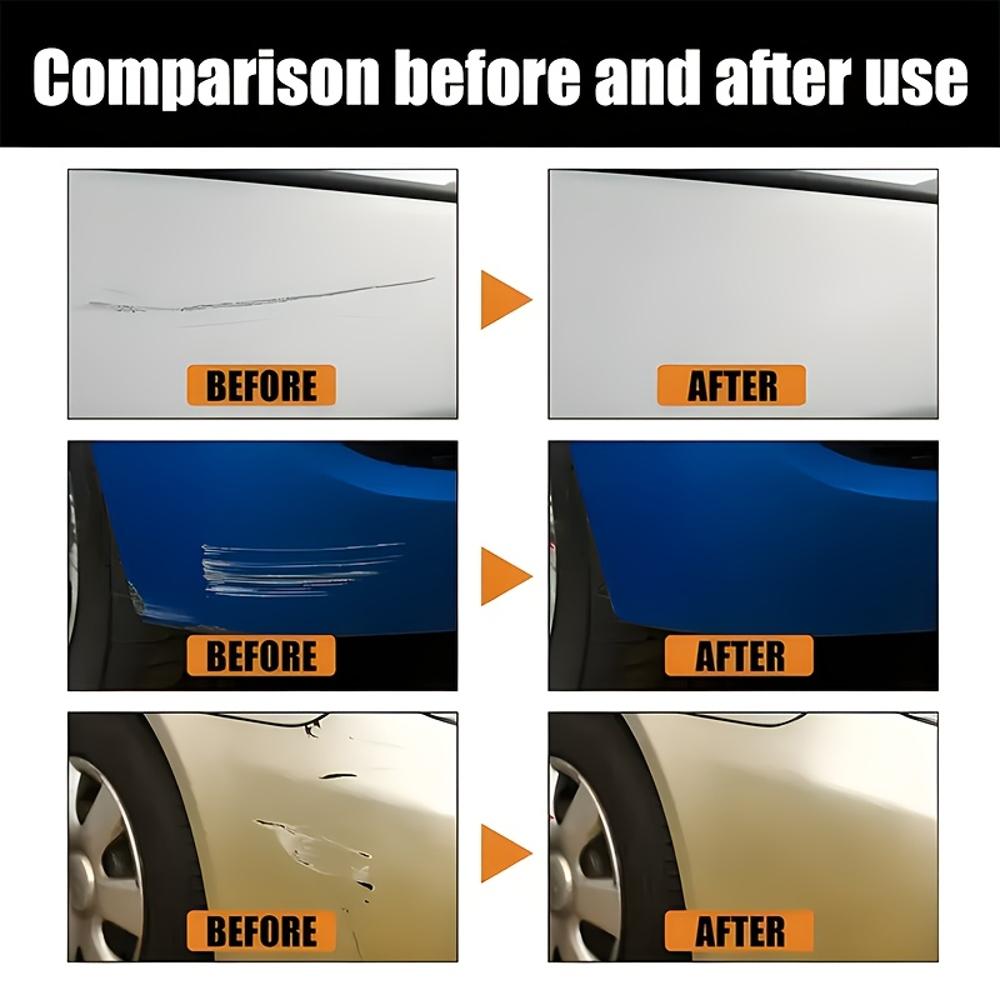 JOKJOK Upgraded Car Scratch Repair Wax - Fast-Acting Scratch Remover & Polish, No Buffing Needed, Restores Shine to Paint, Plast