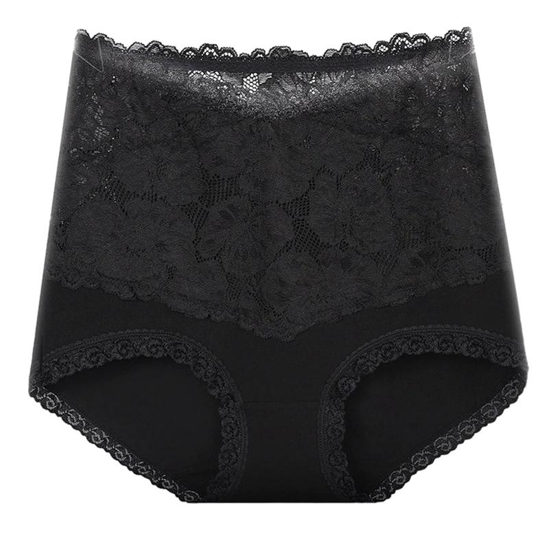 Damen Spitze High-Waist Bauchweg-Slips Antibakteriell Formend Po-Lifting Slips