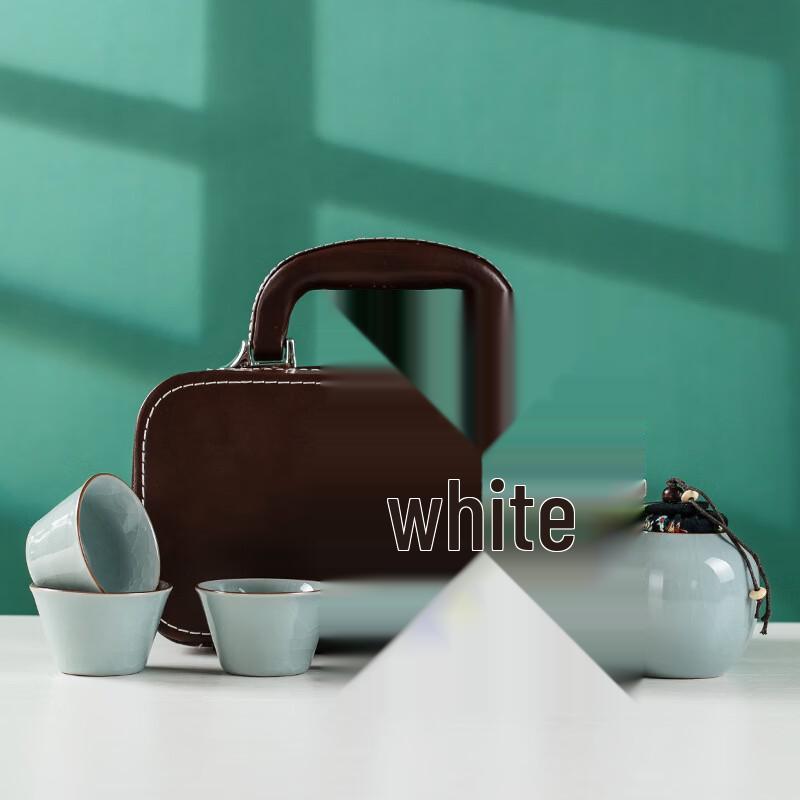 YU Ru Kiln Portable Ceramic Tea Set