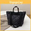 Stylish And Spacious Nylon Tote Bag For Women With Quilted Design Perfect For Use Everyday