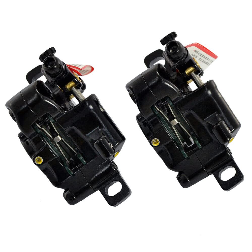 JUIN TECH M1 Hydraulic MTB Disc Brake Set 160mm with Front and JT1948 E-Bike Rotor, Rear, Black,