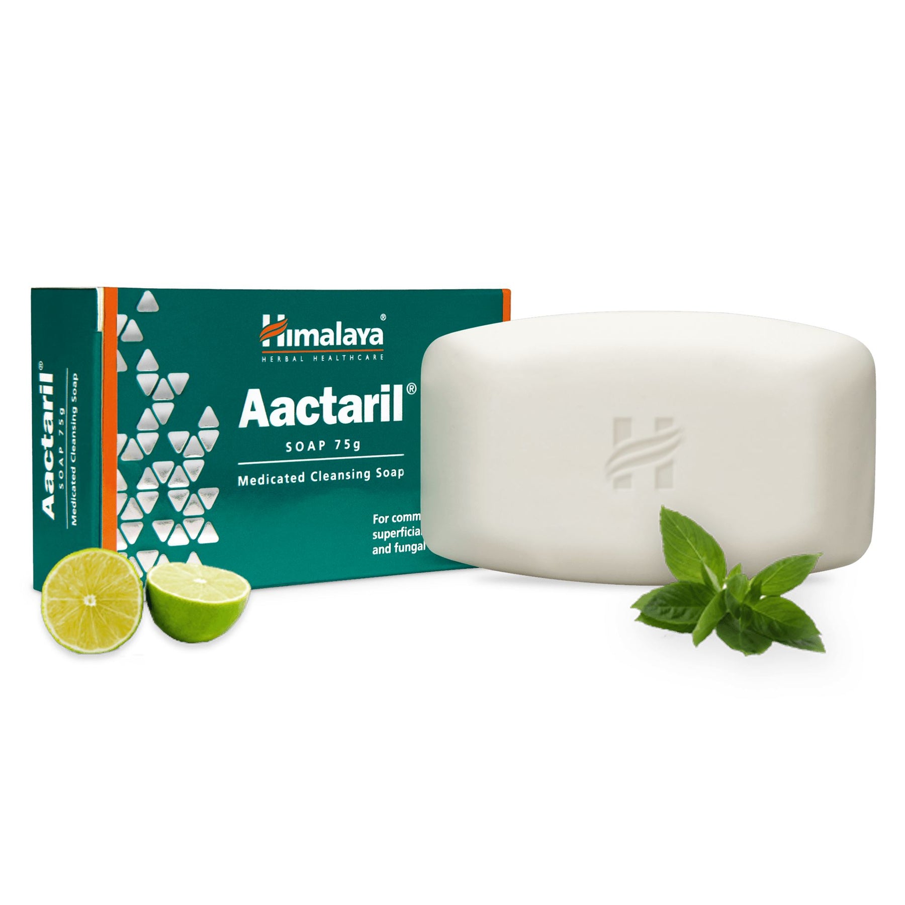 

Himalaya Aactaril Herbal Soap For Gentle Daily Cleansing And Refreshing Skin Care, 75g Bar, Pack Of 1