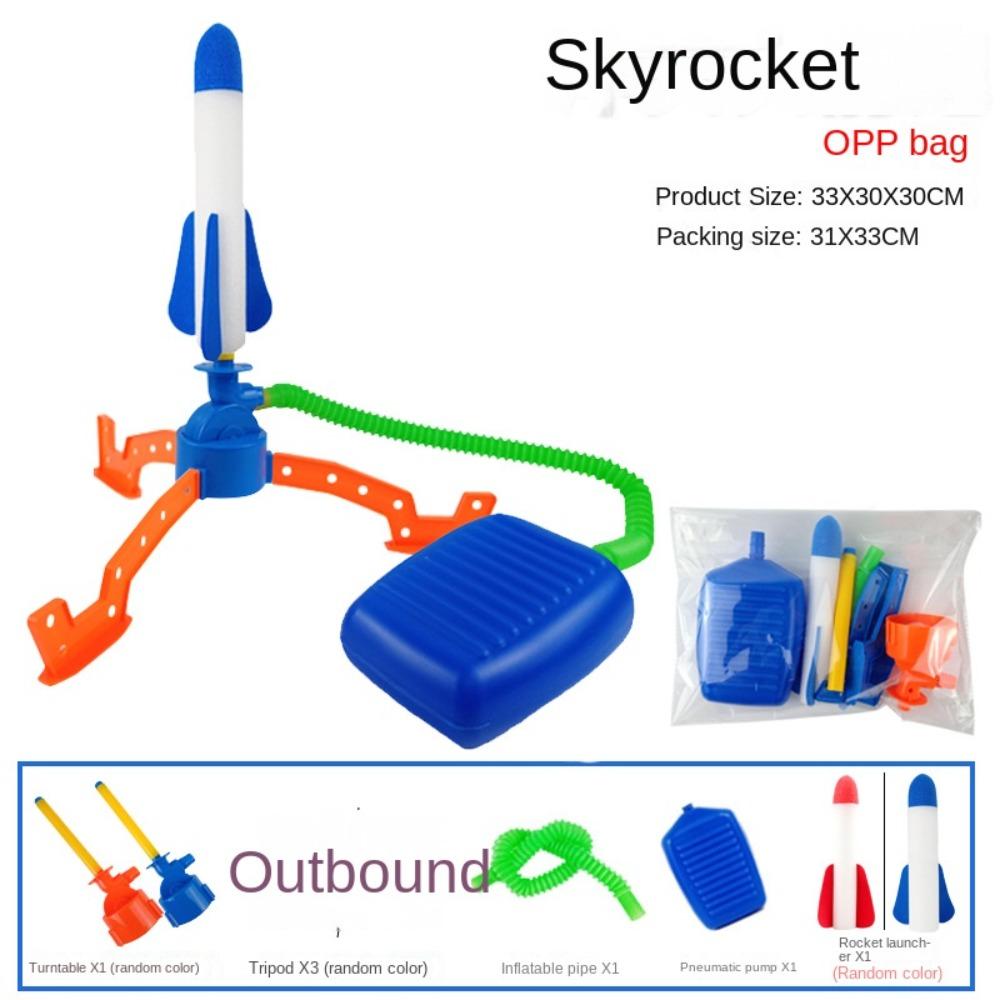 Sports Toys Foot Pump Launcher Toys Foot Pedal Launcher Soaring Rocket Pressed Rocket Launchers