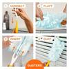 Electrostatic Duster with Extendable Handle for Home Car Cleaning Dust Removal
