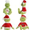Grinch Noel Şefleri Kostüm Peluş Oyuncaklar Dolgulu Bebekler Çocuk Hediye Yumuşak Sarılabilir
