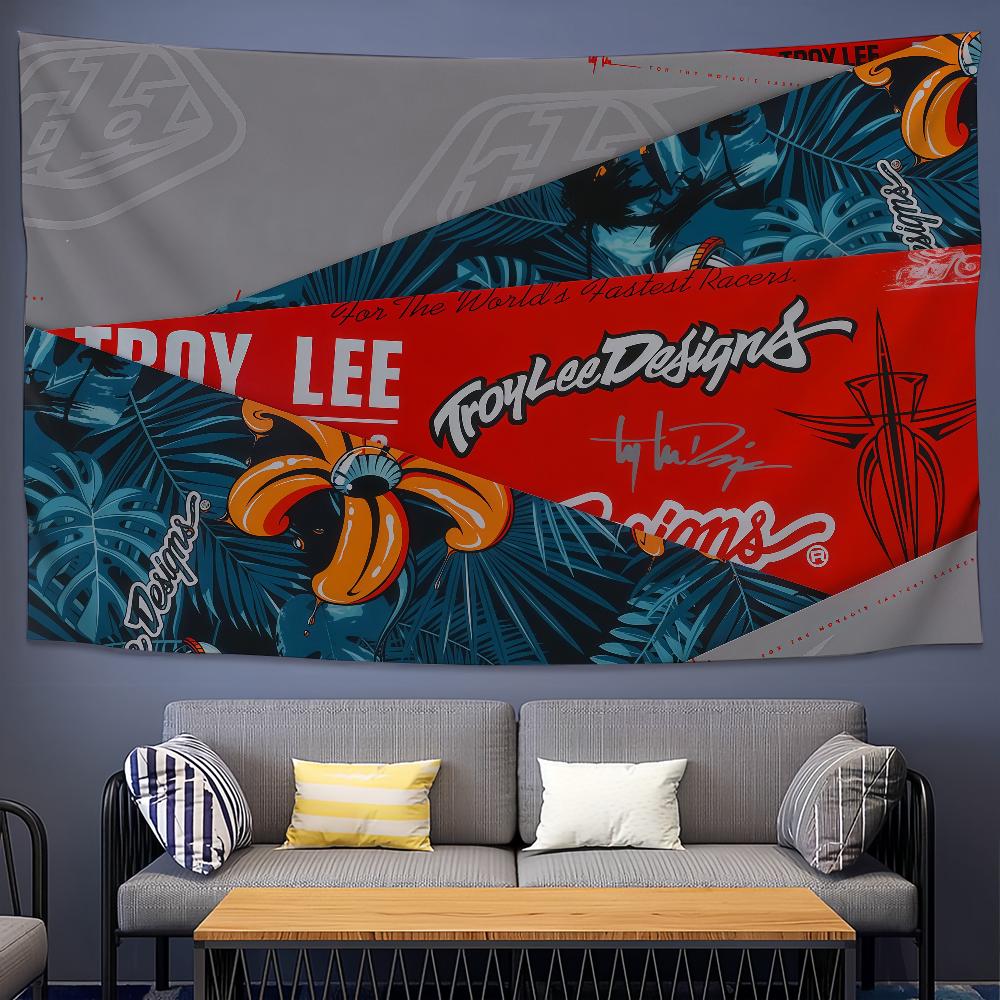 Cool Sport Troy Lee Designs Tapestry Background Hanging Cloth Bedroom Tapestry Room Decor Aesthetic Tapestry Wall Hanging