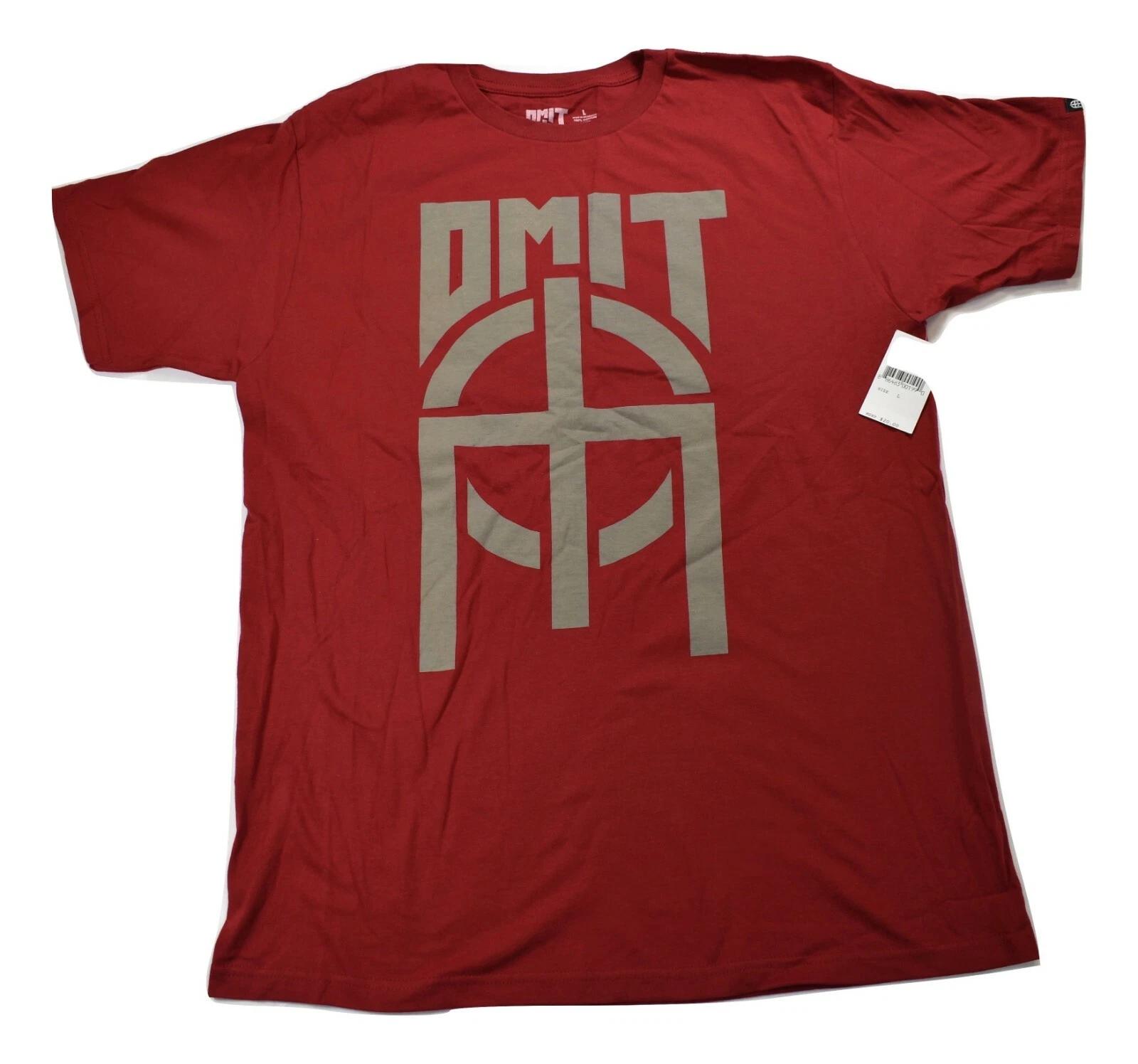 Omit Mens Basic Red Tee Shirt New L L