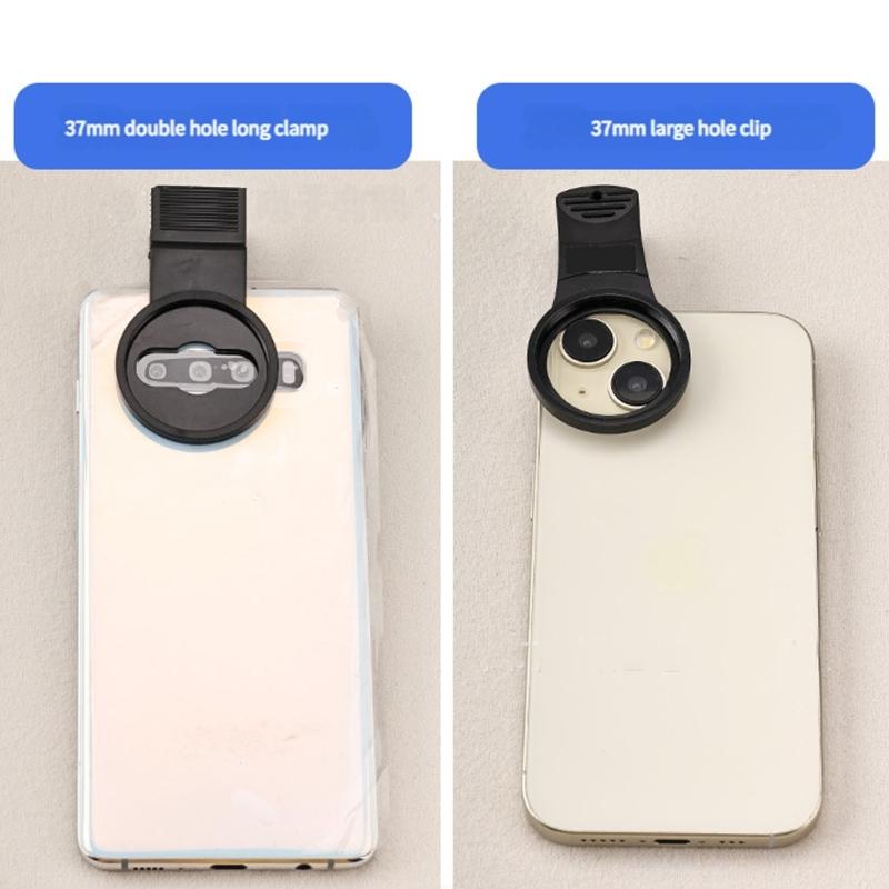 17-67mm Filter Phone Camera Lens Clip-on Polarizer Filter Lens Clip for Smartphones DSLR Camera Device