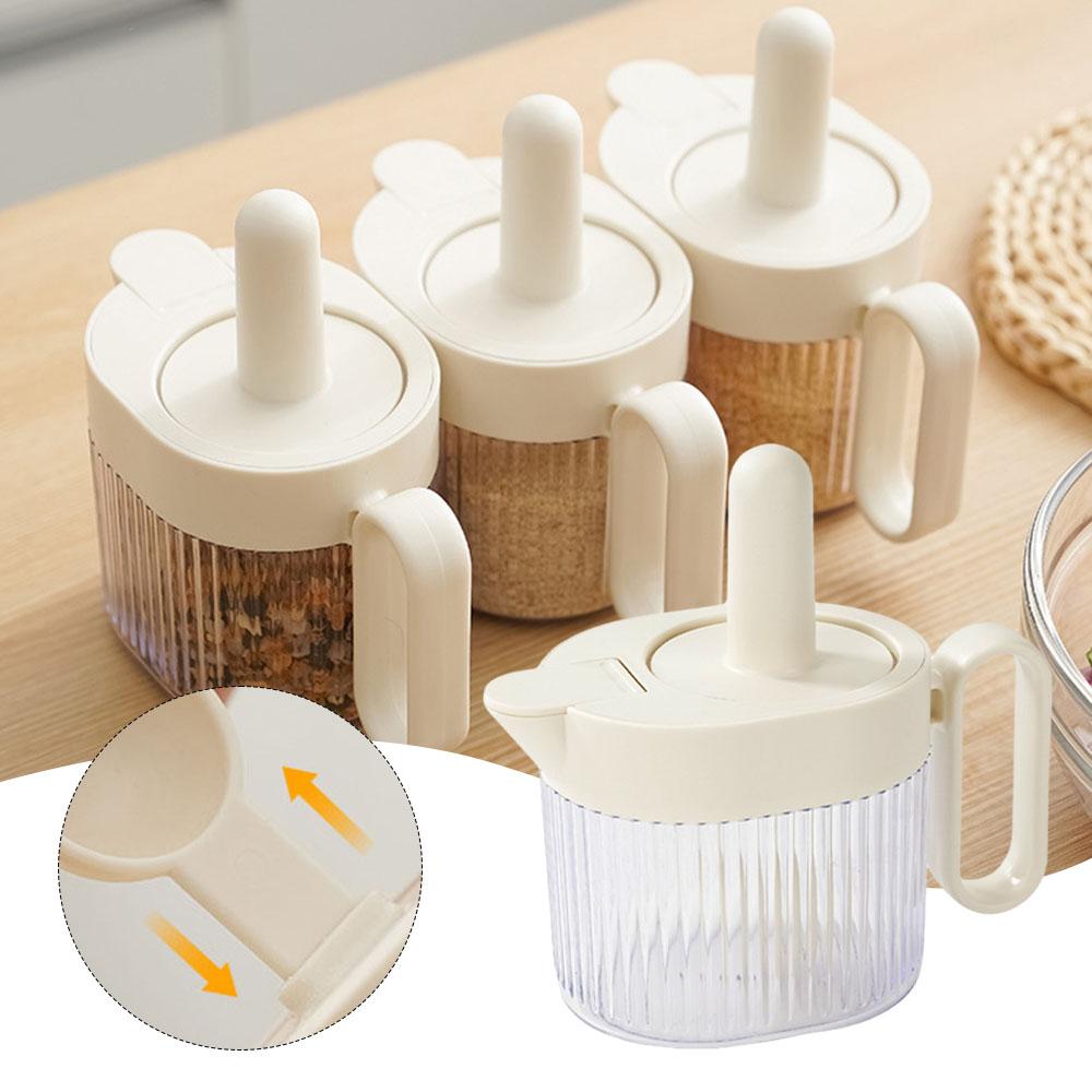 Creativity Seasoning Jar With Handle Large Opening Washable Spice Bottle For Household China Mainland