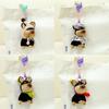 Bee Dog Pendant Plush Toy Doll Cartoon Animal Bag Pendant Keychain Cute Gift Decoration
