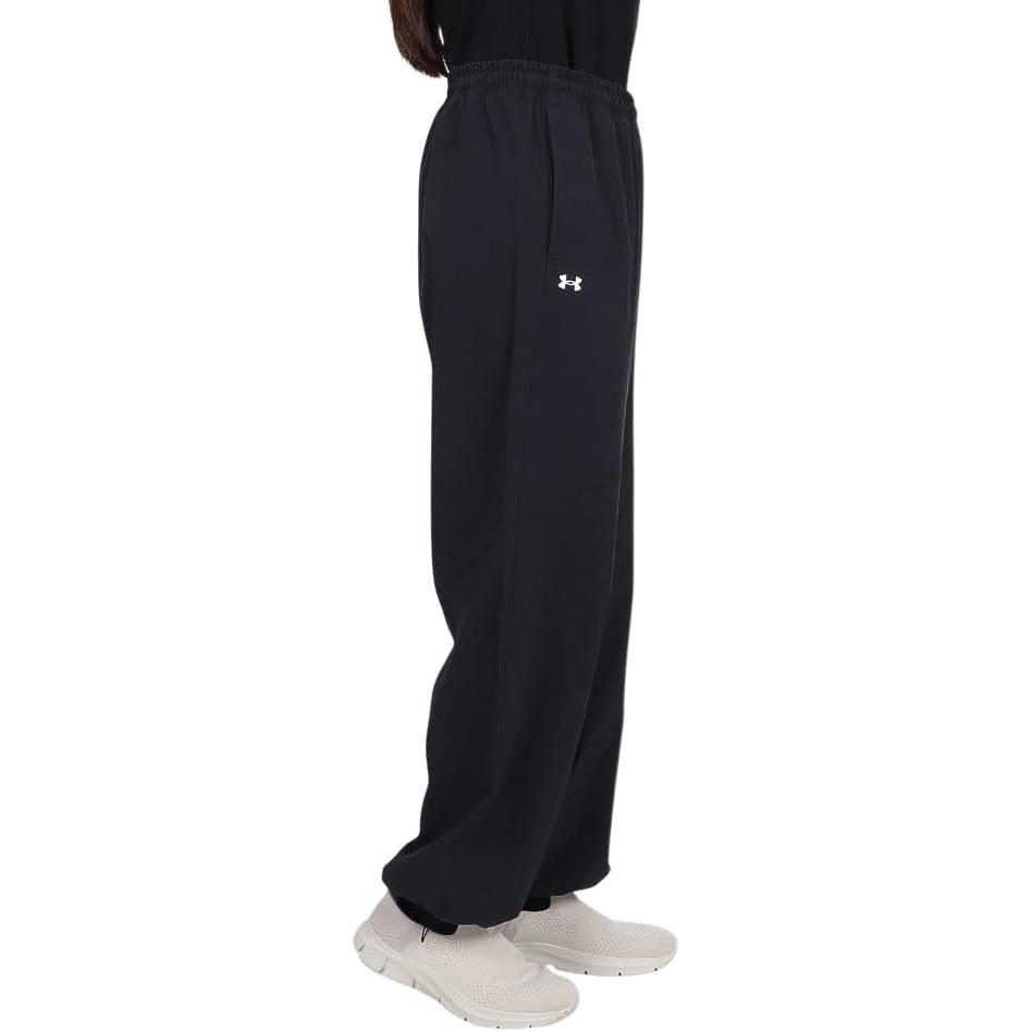Under Armour Rival Comfortable Stylish Versatile Knitted Sports Pants Women bottoms Black 6005512-001