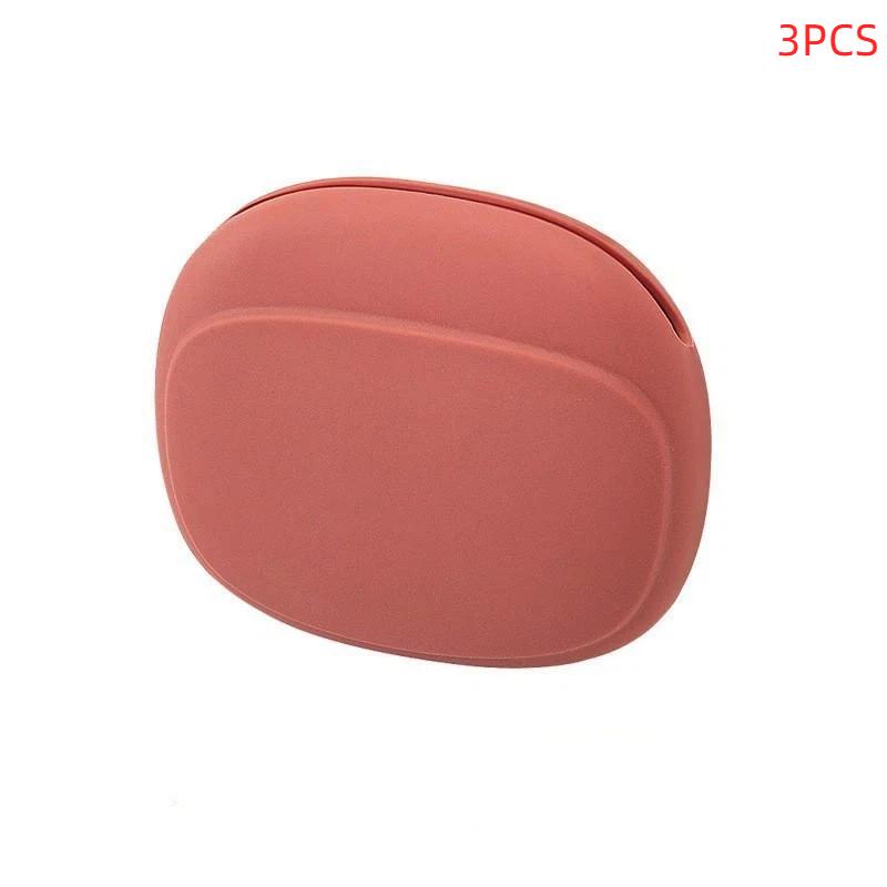 3 Pcs Silicone Earphone Data Cable Storage Box Mini Key Box Lipstick Mini Storage Bag For Earphones