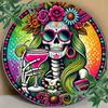 Mexican Skull Tin Sign Metal Wall Art Home Decor Vintage Aluminum Poster
