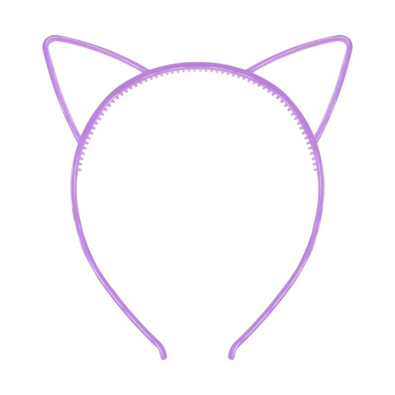 Adult Luminous Hairband Cat Ear Shape Hairband Halloween Style Teens Hair Hoop