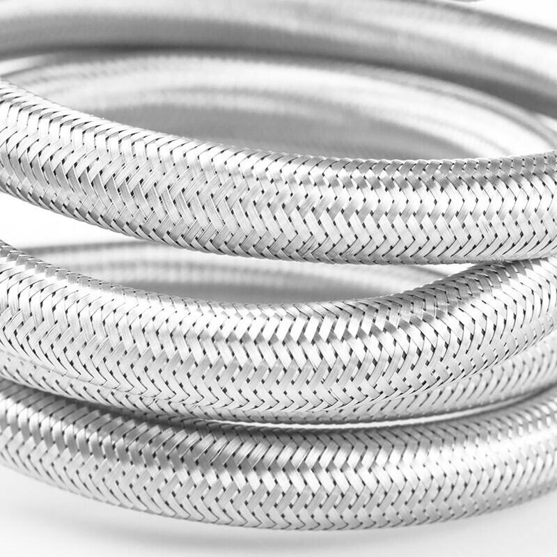 304 Stainless Steel Braided Bathroom Faucet Connector Hose