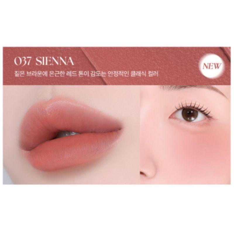 

MUZIGAE MANSION Objet Liquid Lip Tint 6ml – Long Lasting Velvet Matte K-Beauty Lip Tint 36 Shades 037 Sienna