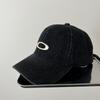 Washed Retro Denim Baseball Cap With Embroidery Design And Wide Brim Daily For