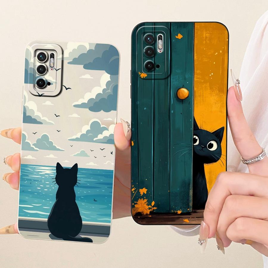 For Xiaomi Poco M3 Pro 5G Case Soft Matte Camera Protective Bow flower Phone Case For  Xiaomi PocoM3Pro 5G Cover Coque 6.5''