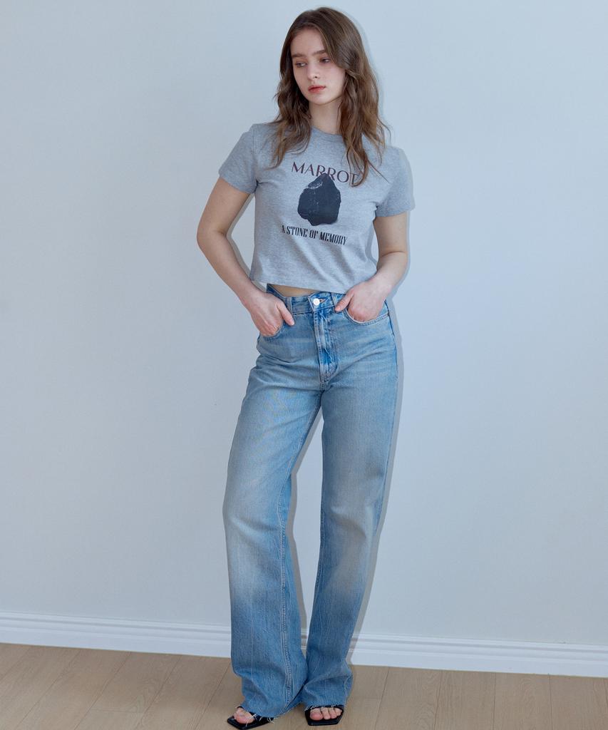MARROT Stone Crop T-Shirt_Gray