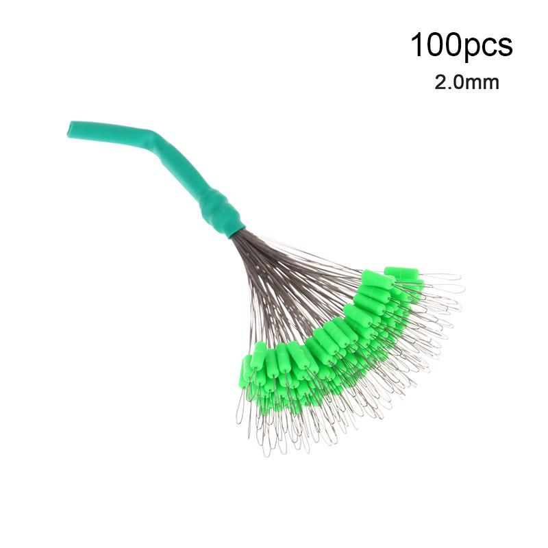 100Pcs S/Ss/Sss/M/L/Ll Anti-Wrapped Beans Float Fishing Bobber Silicone Stopper Space Bean Connector Fishing Line Tackle