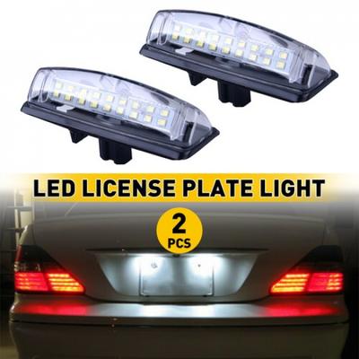 For Lexus GS300 IS300 RX330 ES300 LS430 SMD White LED License Plate Lights Pair