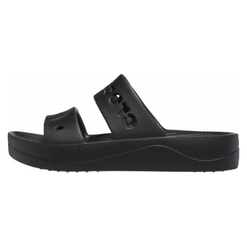 Crocs Baya Platform Clog Comfortable and Lightweight Slide Sandals Unisex Black