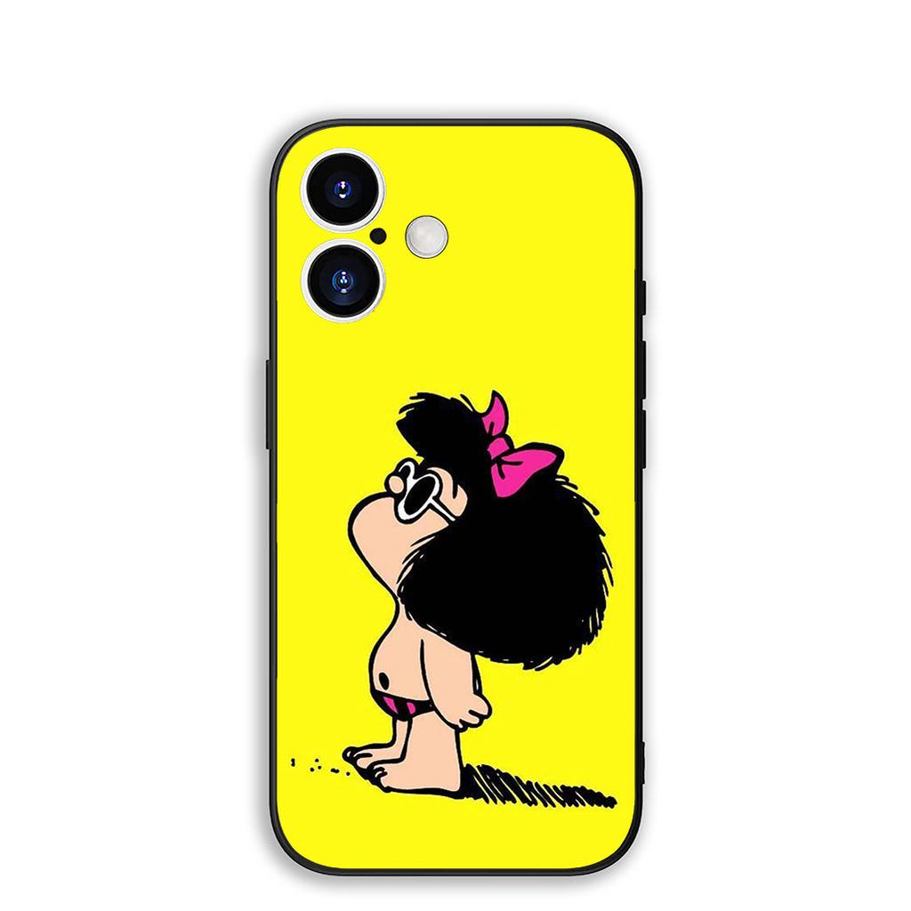 for Samsung Galaxy Note 20 Ultra 10 8 9 S10 Plus Lite S8 A70 A24 A25 S10E A21S A37 A57 A51 A7 Case Poster M-Mafaldas Cartoon