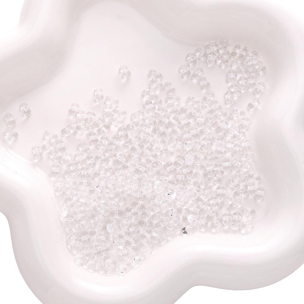 Handmade Beads 3x6mm Acrylic Solid Color Transparent Peanut Beads Loose Beads Hand String Beads Handmade Diy Accessories Jewelry Key Chain Bracelet